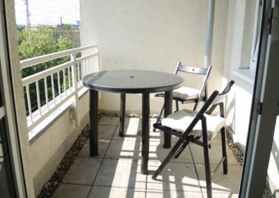 Monteurzimmer Dresden Balkon