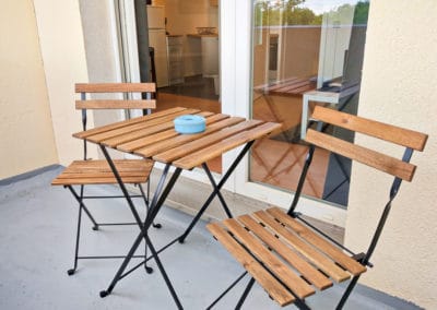 Monteurzimmer Halle Balkon