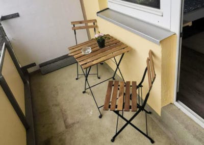 Monteurzimmer Zwickau Balkon