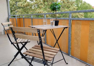 Monteurzimmer Wolfsburg Balkon